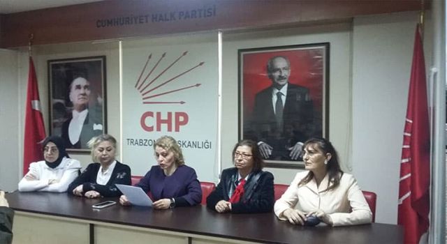 CHP İl Başkanı Ayşe Nil Bektaş'ın basın açıklaması
