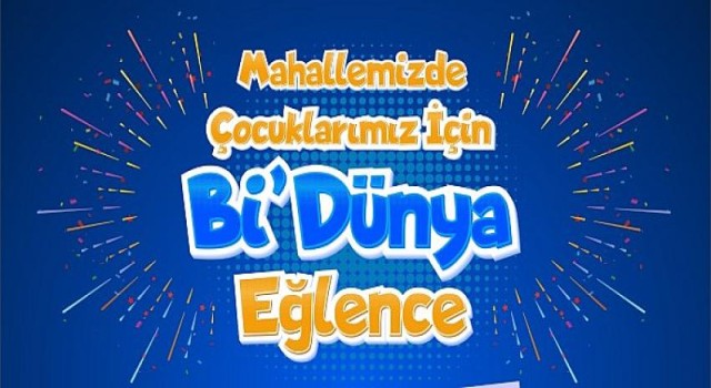 Gölcük Belediyesi kültür-sanat etkinlikleri kapsamında düzenlenecek “Mahallemizde Çocuklar İçin Bi’Dünya Eğlence” etkinlikleri, çocuklara eğlenceli anlar yaşatacak.