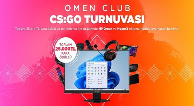 HP OMEN Club’dan bol ödüllü CS:GO turnuvası