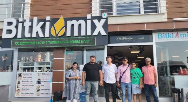 Hindistanlı misafirler BİTKİMİX'de
