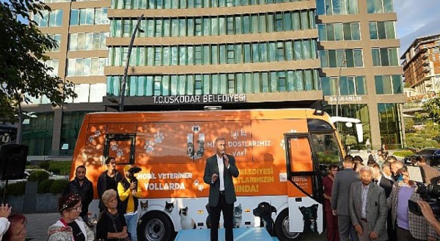 Üsküdar’da sokak hayvanlarına tam teşekküllü Mobil hastane