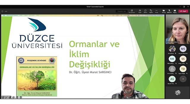 EÜ ÇEVMER'den “Ormanlar ve İklim Değişikliği” semineri