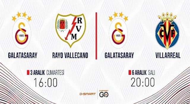 Galatasaray Rayo Vallacanove Galatasaray Villarreal Maçları Canlı Yayınla D-Smart ve D-Smart Go’da