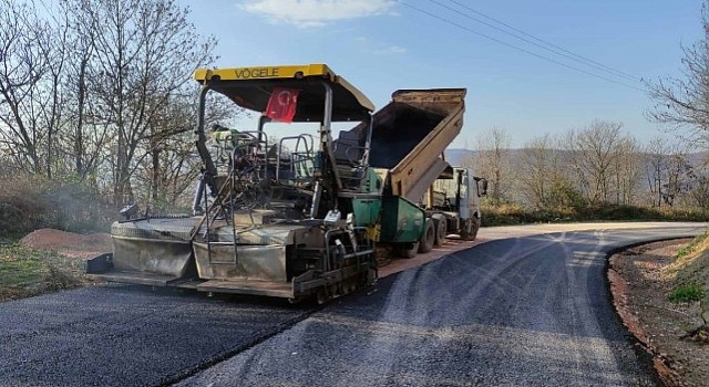 Gölcük Hamidiye-Şevketiye grup köy yolu asfaltlandı