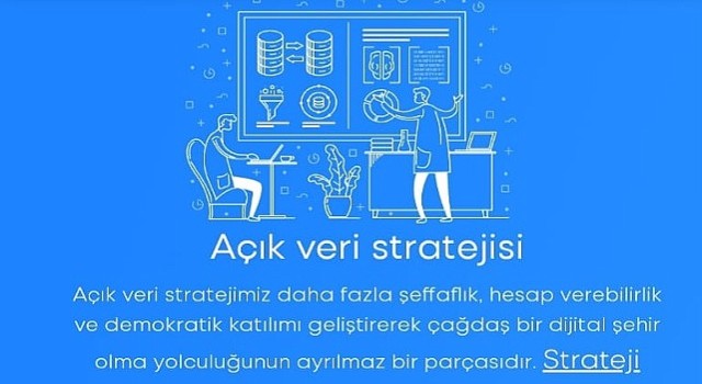 İzmir Büyükşehir Belediyesi'nin Açık Veri Portalı birinci oldu
