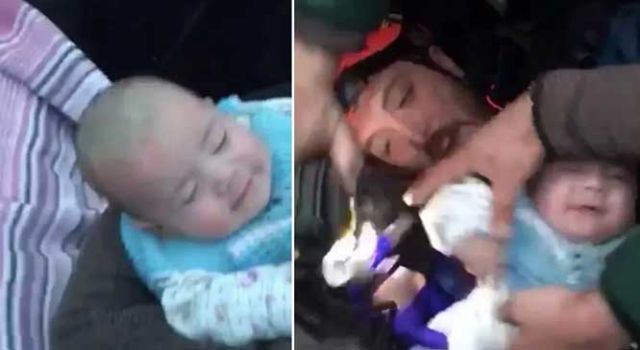 50 saat sonra 4 aylık Duru bebek enkazdan çıkarıldı