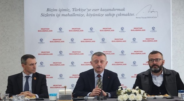 Başkan Büyükakın, İzmitli muhtarlarla bir araya geldi
