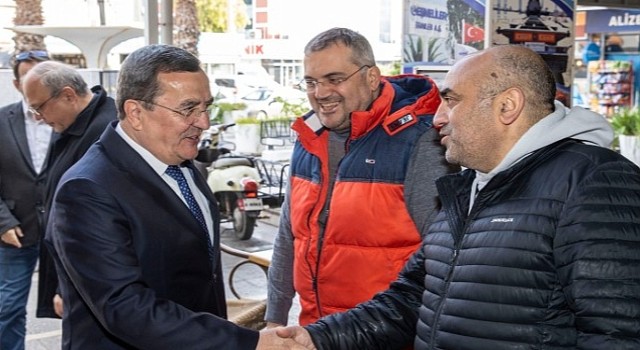 Batur'dan Gıda Çarşısı esnafına destek teşekkürü