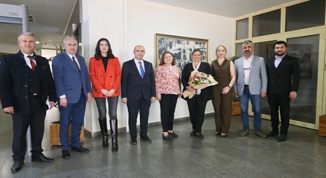 Ege Bölgesi Sivas ve Erzincan Dernekleri Federasyonu'ndan Başkan Çerçioğlu'na Nezaket Ziyareti