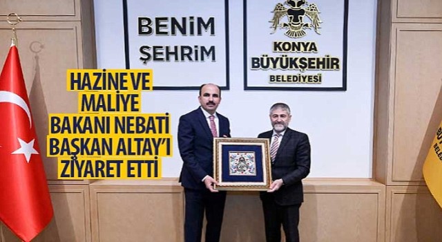 Hazine ve Maliye Bakanı Nebati Başkan Altay'ı Ziyaret Etti