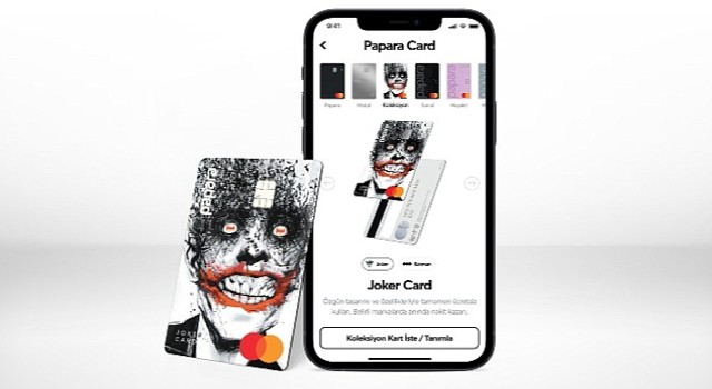 Papara, sınırlı sayıda üretilen özel tasarımlı yeni kart ürünü Joker Card'ı duyurdu