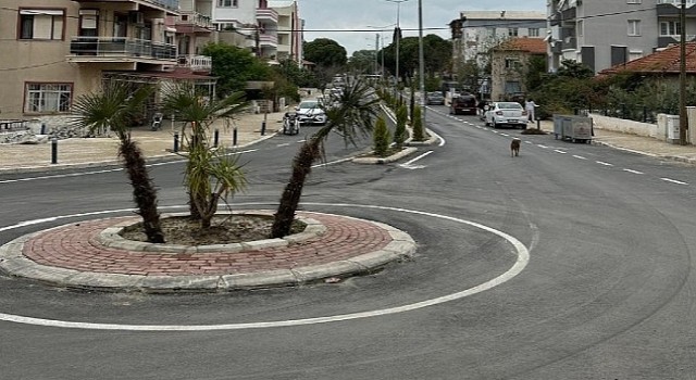 Seferihisar'da Temel Cingöz Caddesi yenilendi
