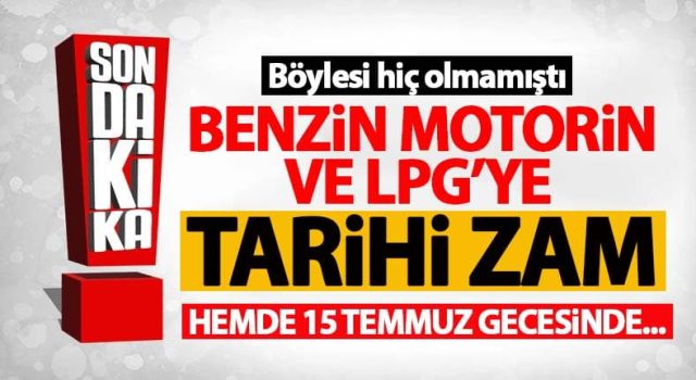 Akaryakıta görülmemiş zam!