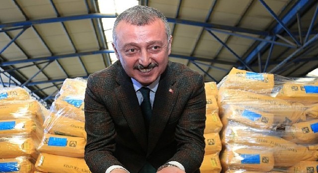Büyükşehir'den tarlaları selden zarar gören çiftçilere destek