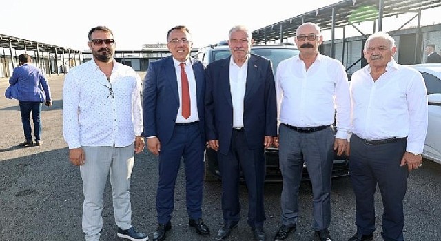 Depremden etkilenen Hatay'da Nevşehir Kapadokya sebze hali'nin açılışı yapıldı