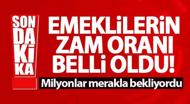 Ek zam torba yasaya ekleniyor! Emekliye zam oranı belli oldu