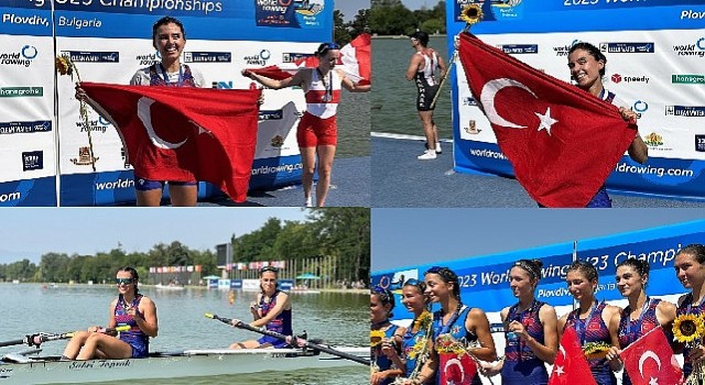 Kürekte kadınlardan büyük başarı
