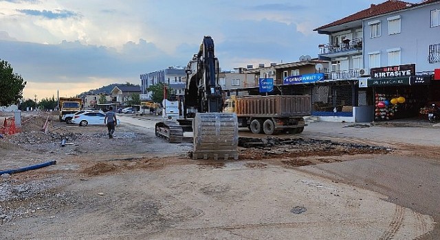 Kuzdere Mahallesi'nde altyapı çalışmaları