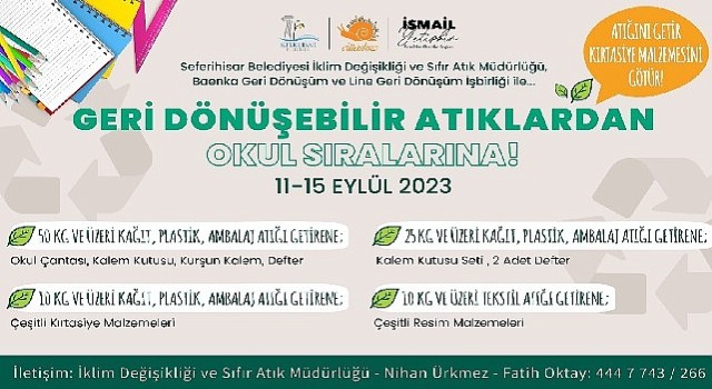 Seferihisar'da “Sıfır Atık” seferberliği