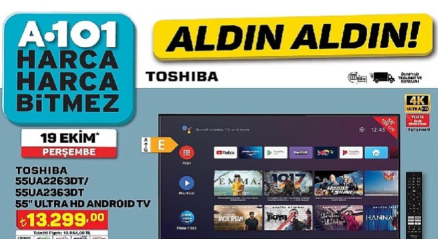 19 Ekim Günü A101'de Elektrikli Mopedden, Retro Pikapa Kadar Çeşitli Teknolojik Ürünler Satışa Sunuluyor