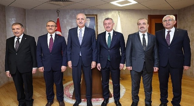 Kurtulmuş'tan Büyükşehir'e Ziyaret