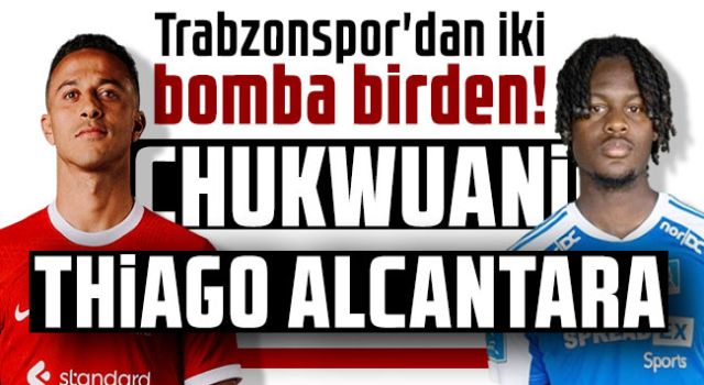 TRABZONSPOR’DAN İKİ BOMBA BİRDEN! TOCHİ CHUKWUANİ VE THİAGO ALCANTARA…