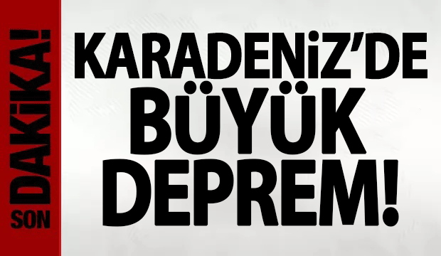 Karadeniz'de Büyük Deprem! 9 ilde hissedildi