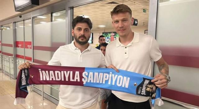 Trabzonspor'un yeni transferi Serdar Saatçı Trabzon'da