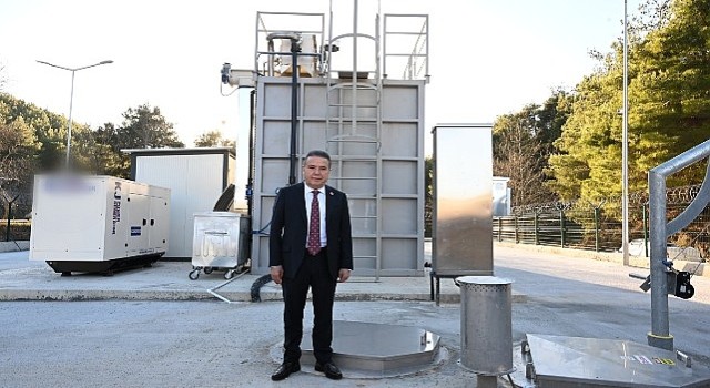 Başkan Böcek Akseki Güçlüköy Paket Atıksu Arıtma Tesisi'ni gezdi