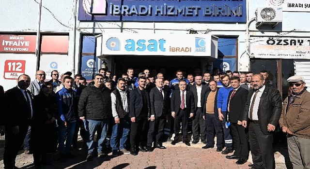 Başkan Böcek'den doğu ilçelere ziyaret