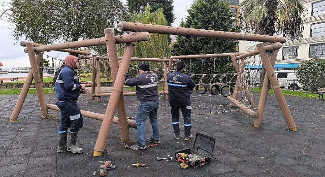 Kocaeli Büyükşehir'den oyun gruplarına periyodik bakım
