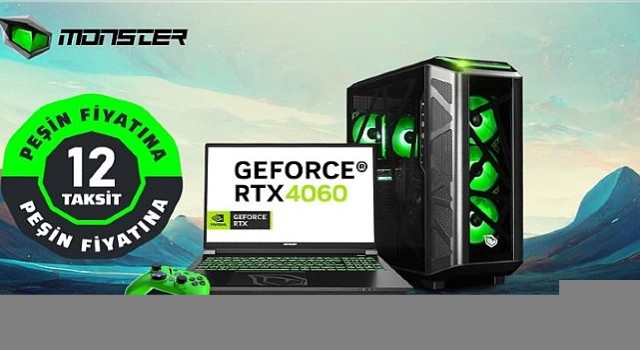 Monster'dan bayrama özel fırsat: Peşin fiyatına 12 aya varan taksitle yüksek performans