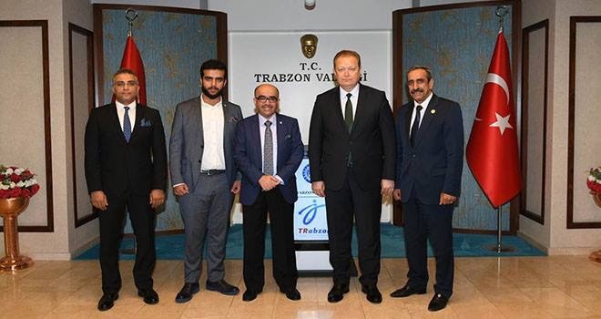 Arap Turizm Örgütü Başkanı Trabzon'da