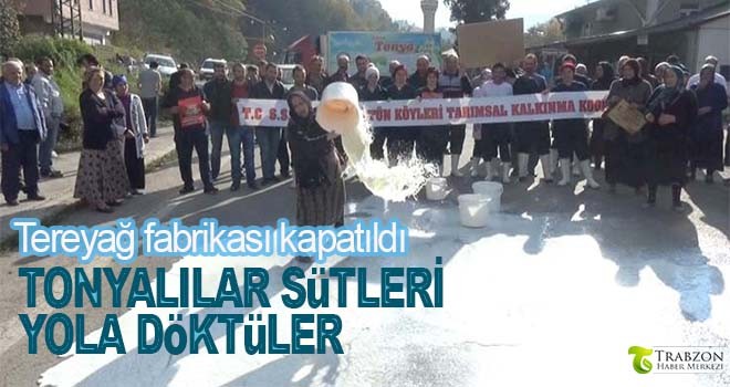 Trabzon'da Tereyağ Fabrikası kapatıldı