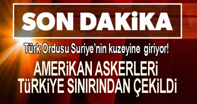 ABD 'Türkiye operasyon yapacak' dedi
