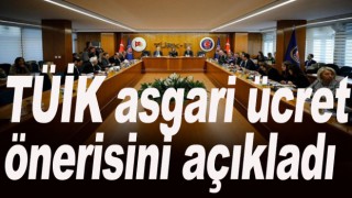 TÜİK asgari ücret önerisini açıkladı