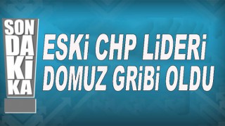 Eski CHP Lideri domuz gribi oldu