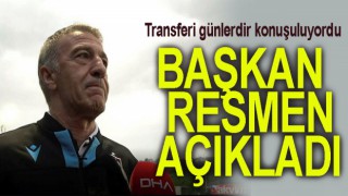 Trabzonspor Başkanı Ahmet Ağaoğlu'ndan flaş bir açıklama geldi.