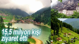 Trabzon'u 15,5 milyon kişi ziyaret etti