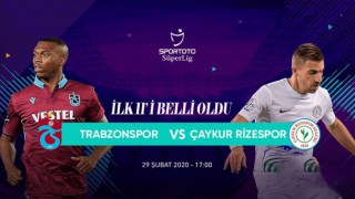 Trabzonspor'un Ç. Rizespor 11'i belli oldu