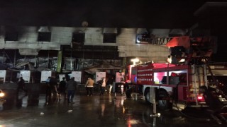 Trabzon'da yangın