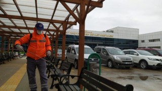 Trabzon'da dezenfeksiyon çalışmaları hız kesmiyor