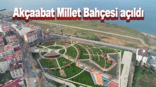 Akçaabat Millet Bahçesi açıldı