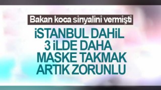 İstanbul'da maske takmak zorunlu oldu