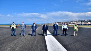 Pisti onarıma alınan Trabzon Havalimanı hizmete açıldı