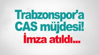 Trabzonspor'a CAS müjdesi!