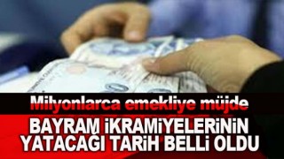 Bayram ikramiyelerinin yatacağı tarih belli oldu