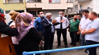 Trabzon'da evleri yanan aileye Zorluoğlu'ndan ziyaret