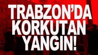 Trabzon'da korkutan yangın