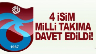 Trabzonspor'dan 4 isim milli takıma davet edildi!